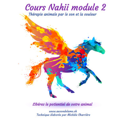 Logo du cours Nahii module 2, la thérapie animale par le son et la couleur