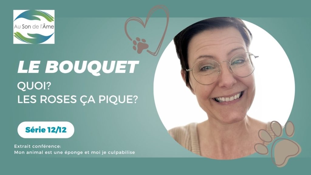 Le plus beau cadeau de nos animaux: leur bouquet d'amour