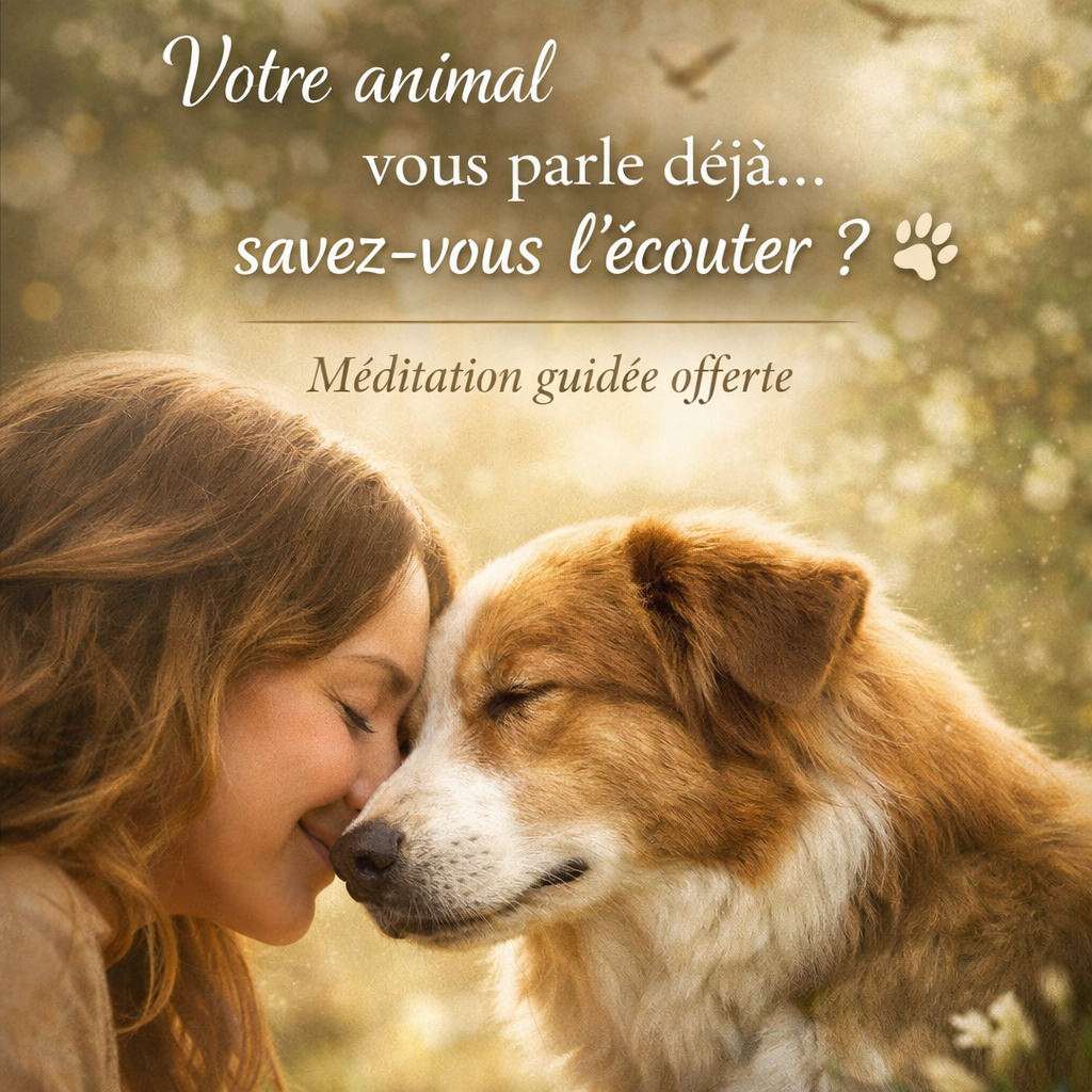 Méditation offert connexion avec son animal en communication