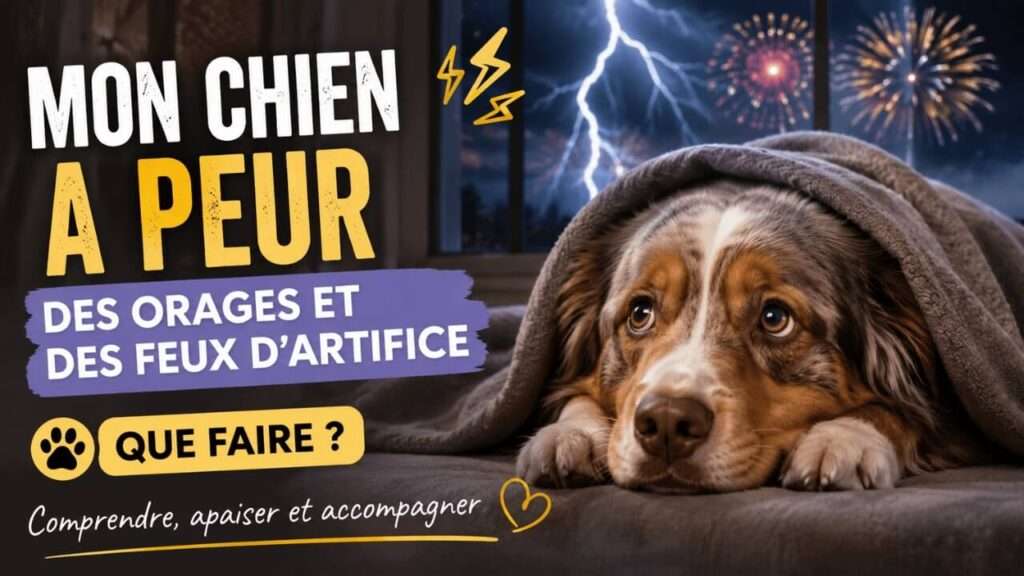 Chien qui a peur des orages