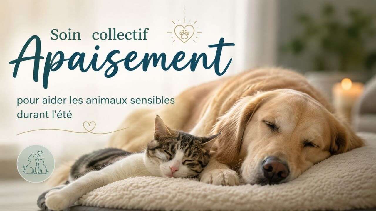 Des animaux apaisés grâce au soin collectif Apaisement durant tout l'étét
